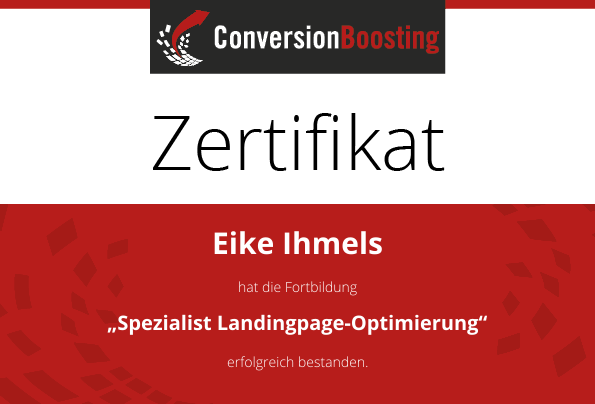Manager Conversion-Optimierung