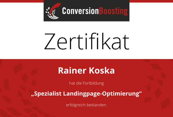 Manager Conversion-Optimierung