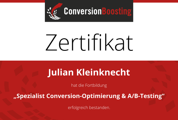 Manager Conversion-Optimierung