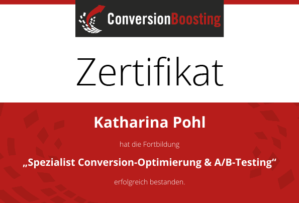 Manager Conversion-Optimierung