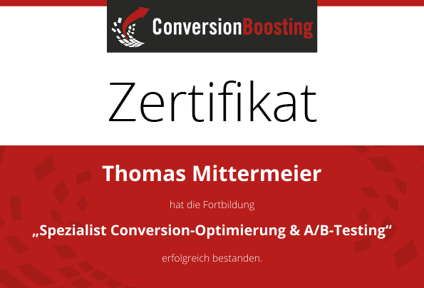 Manager Conversion-Optimierung