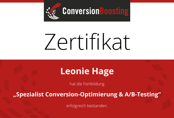 Manager Conversion-Optimierung