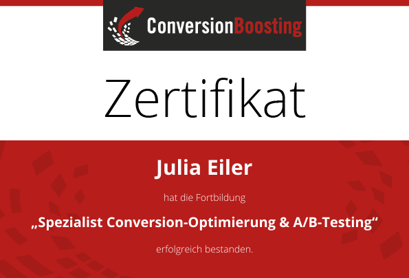 Manager Conversion-Optimierung