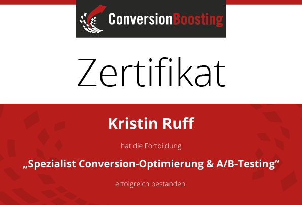Manager Conversion-Optimierung