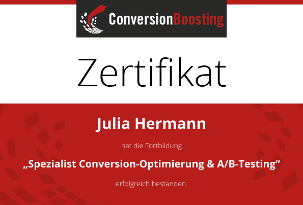 Manager Conversion-Optimierung